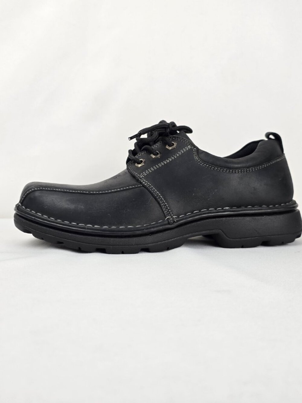 Rockland Men’s Black Lace-Up Comfort Shoes Size 9 Chunky Sole
